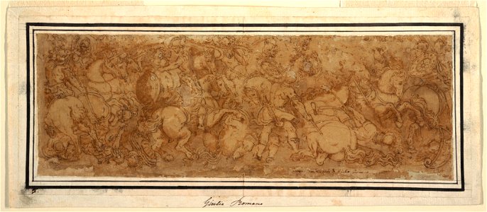Drawing, Battle Scene, 1524–46 (CH 18541639-2)