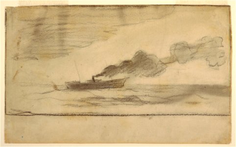 Drawing, Fishing Trawler, ca. 1881 (CH 18174743)