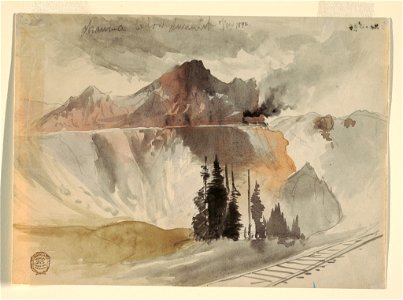 Drawing, Chama Below the Summit, 1892 (CH 18189731)