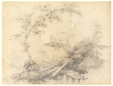 Drawing, Chinoiserie Fantasy, ca. 1780 (CH 18328729)