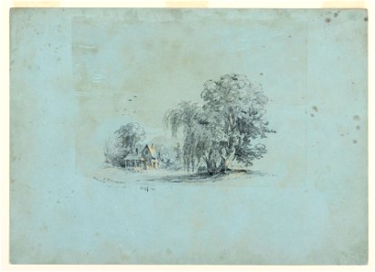 Drawing, Country Scene, 1847 (CH 18608543)