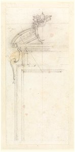 Drawing, Design for a Door Case, 1725–50 (CH 18127685)