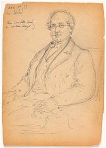 Drawing, James Lenox Seated; Verso- Mr. johnson Standing, 1893 (CH 18567301)