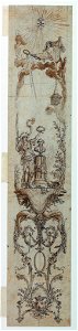 Drawing, Designs for Painted Panels with Fortune and Jacques Necker, 1788–90 (CH 18172707)