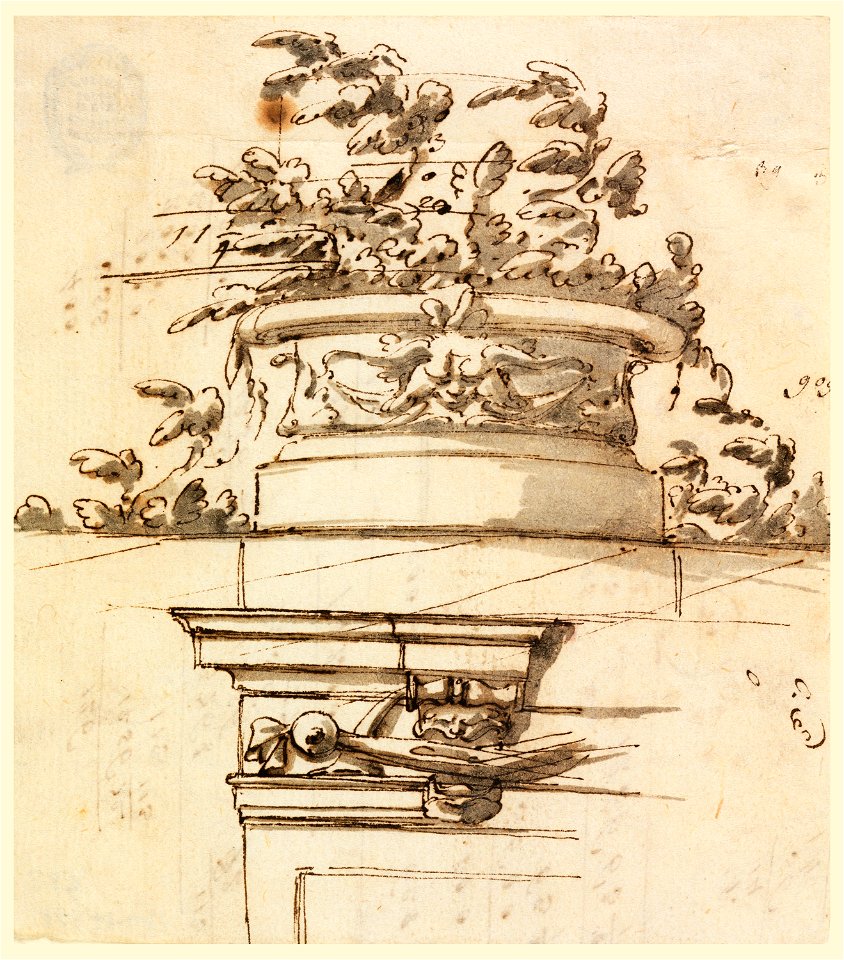 Drawing, Architectural Ornaments, 18th century (CH 18127861)