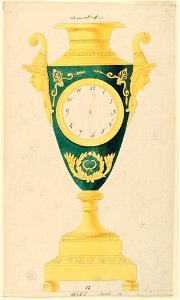 Drawing, Design for Clock, early 19th century (CH 18328829)