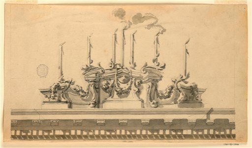 Drawing, Design for Decoration of a Ceremony, ca. 1760 (CH 18107485-2)