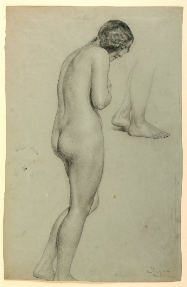 Drawing, Female Nude, 1858 (CH 18565735)