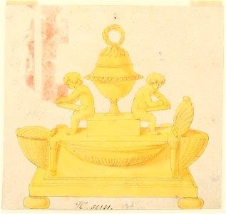 Drawing, Design for ink stand, 1800–1825 (CH 18326063)
