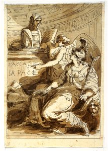 Drawing, Monument for an Accademia della Pace, 1810–20 (CH 18107741)