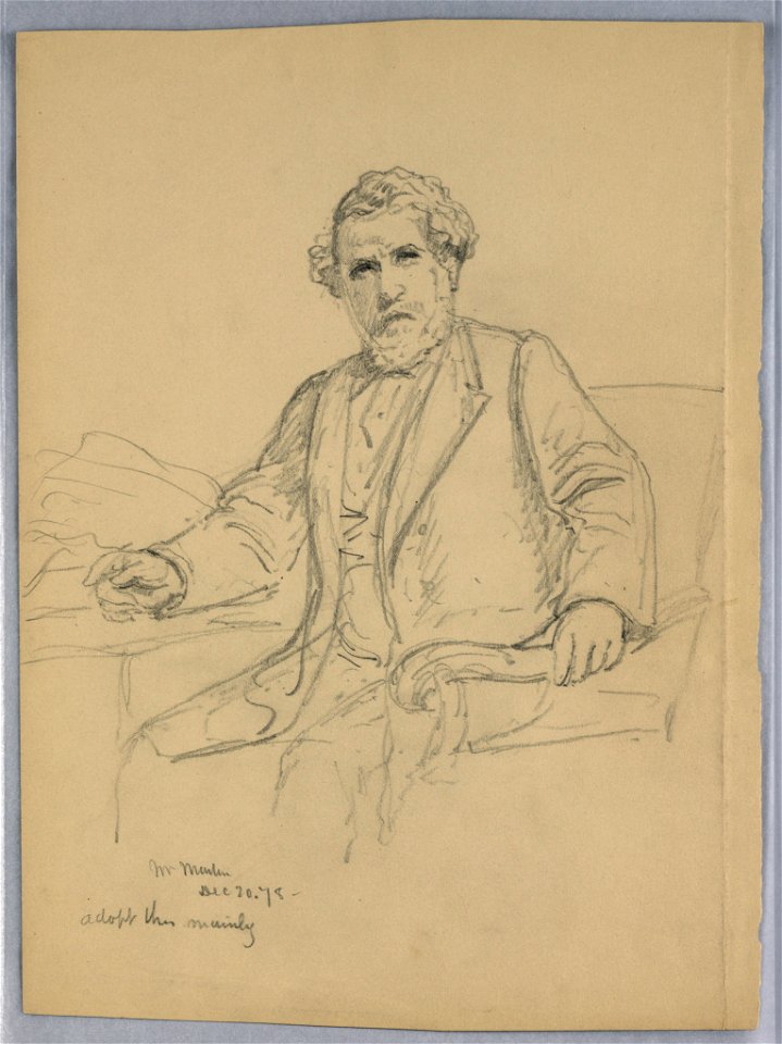 Drawing, Charles J. Martin for the, December 20, 1878 (CH 18566051)