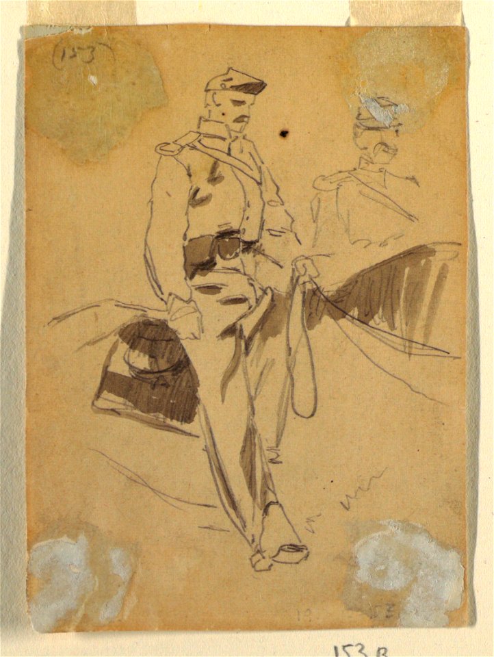 Drawing, Mounted Cavalryman, 1862 (CH 18173995)