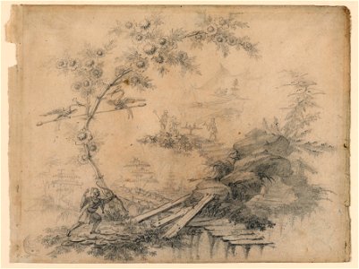 Drawing, Chinoiserie Fantasy, ca. 1780 (CH 18328729-2)