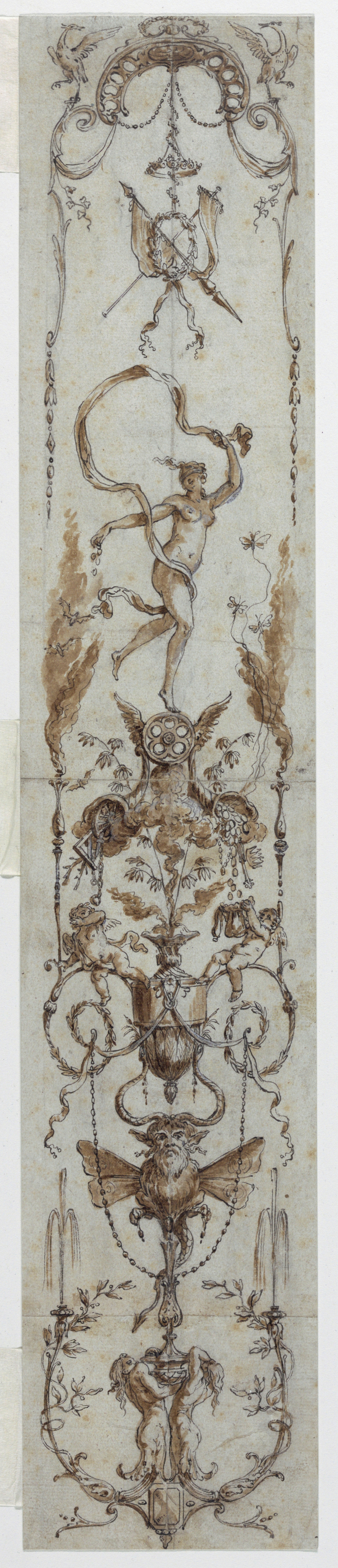 Drawing, Designs for Painted Panels, 1788–90 (CH 18172699)