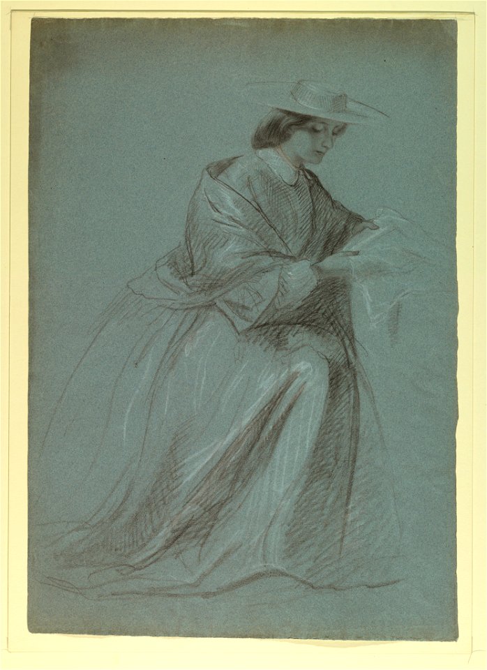 Drawing, Mrs. Sheppard Gandy Seated, 1859 (CH 18565883)