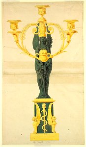 Drawing, Design for a Candlestick, 1800–1825 (CH 18328867)