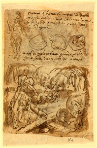 Drawing, Elephants At Work, 1587 (CH 18109685-2)