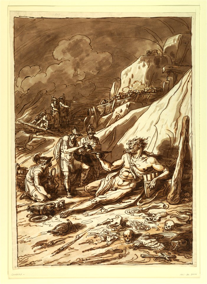 Drawing, Odysseus and the Greeks i (CH 18121973)