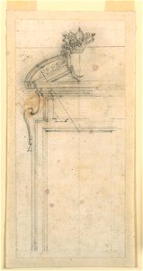 Drawing, Design for a Door Case, 1725–50 (CH 18127685-2)