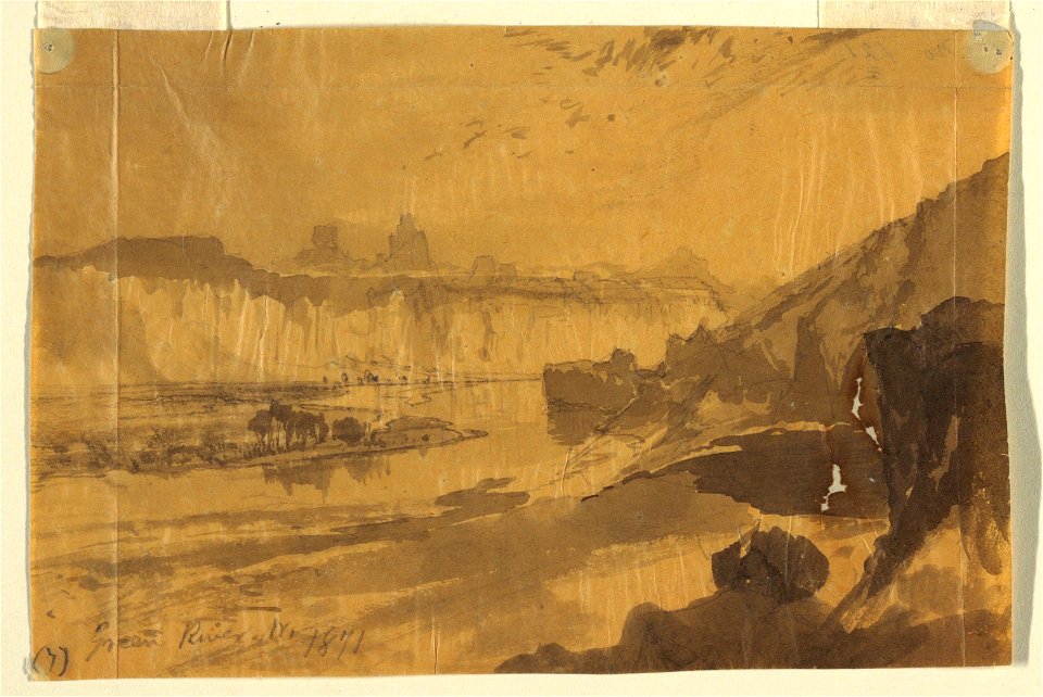 Drawing, Green River, Wyoming, 1871 (CH 18189879)