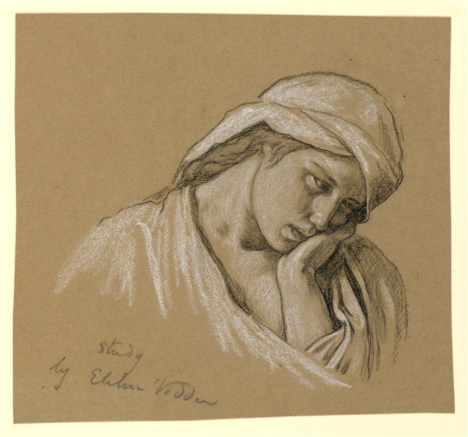 Drawing, Portrait of a Costumed Figure, ca. 1885 (CH 18404533)