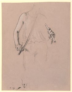 Drawing, Figure Study- Costumed Man, ca. 1885 (CH 18404501)
