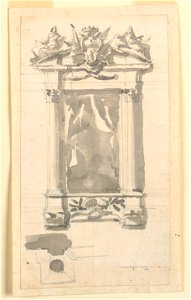 Drawing, Design for a Window Case, 18th century (CH 18127385-2)