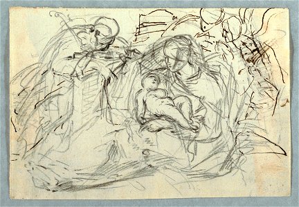 Drawing, Holy Family, 1800–1825 (CH 18539973)
