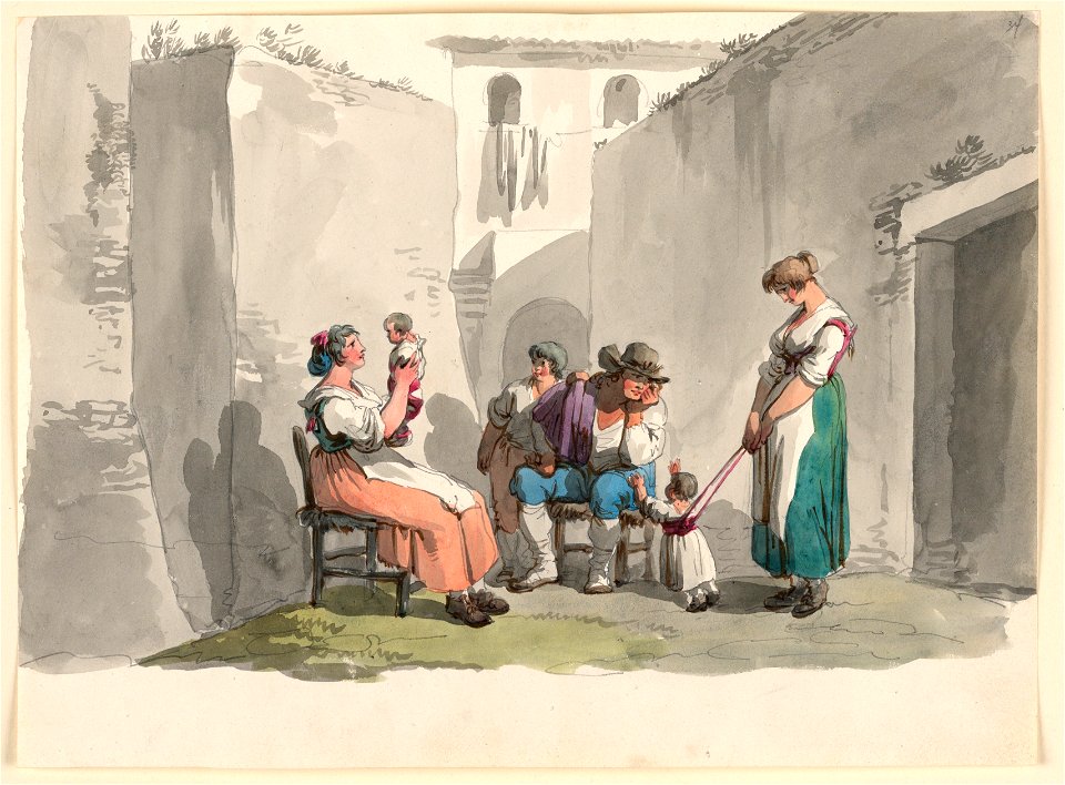 Drawing, In Tivoli, 1807–08 (CH 18329677)