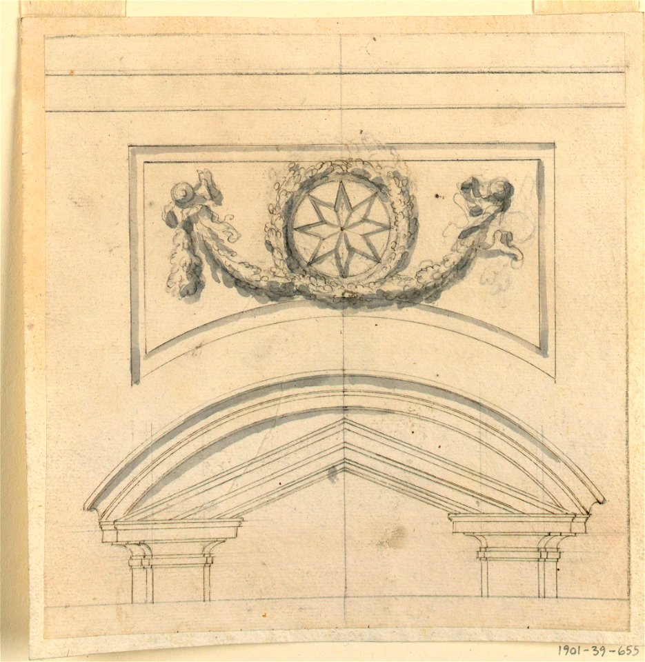 Drawing, Project for an Overdoor, 1625–1650 (CH 18127639-2)
