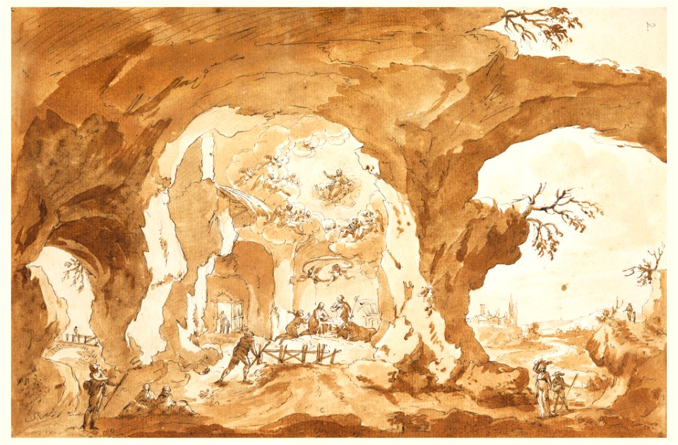 Drawing, Design for Crèche (Nativity Scene), ca. 1770 (CH 18126509)