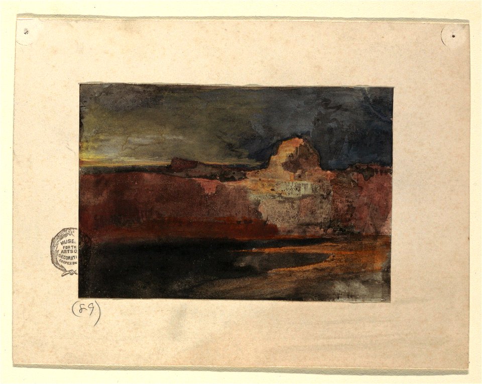 Drawing, Grand Canyon in Stormy Weather, Arizona, ca. 1908 (CH 18189989)