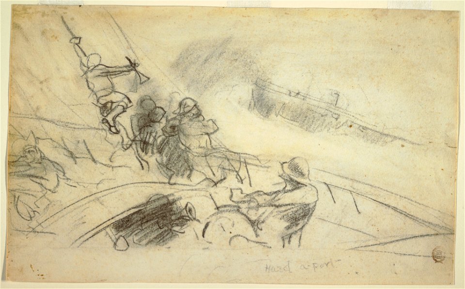 Drawing, Hard-a-Port, 1885–90 (CH 18175093)