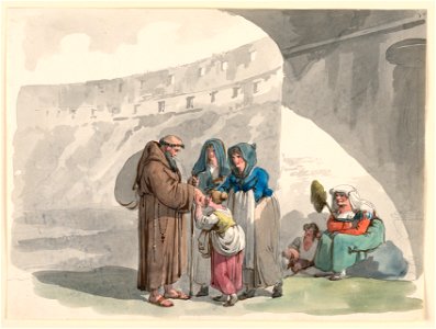 Drawing, Salutation of a Hermit, 1807–08 (CH 18329653)