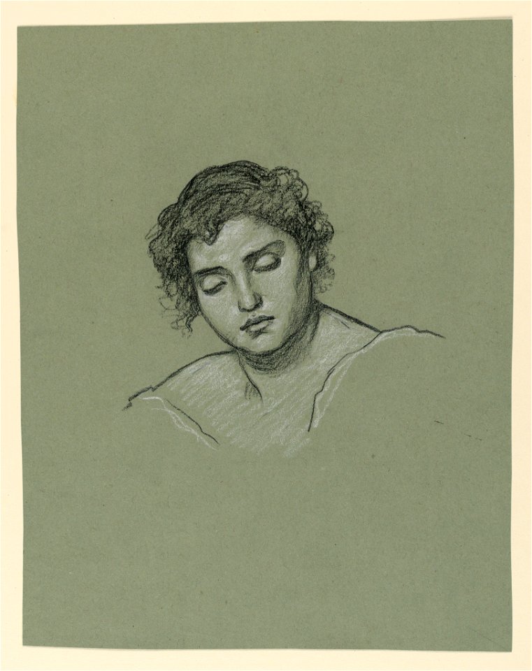 Drawing, Head of woman, ca. 1885 (CH 18404363)