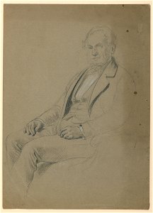 Drawing, Man Seated, 1860 (CH 18565947)