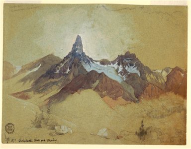 Drawing, Index Peak, Clark's Fork, Wyoming, 1892 (CH 18189873)