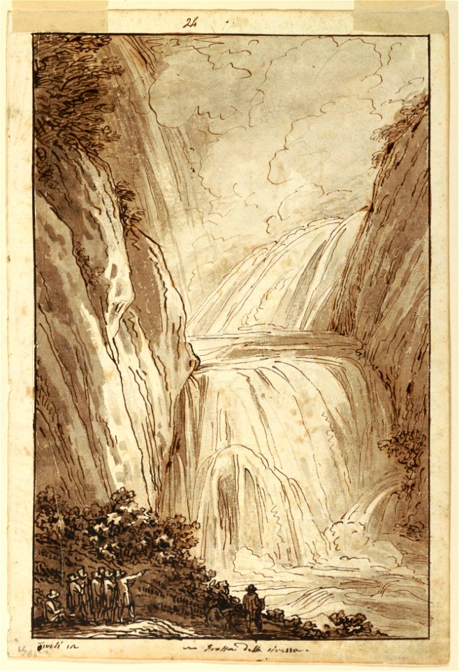 Drawing, Siren's Grotto at Tivoli, ca. 1813 (CH 18113691)