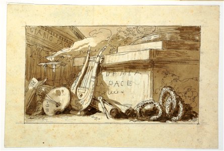 Drawing, Monument for an Accademia della Pace, 1810–20 (CH 18540053)