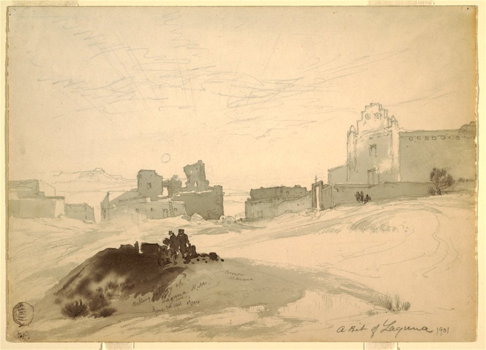 Drawing, Laguna, New Mexico, June 1, 1901 (CH 18189925)