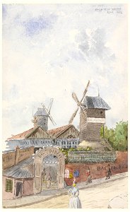 Drawing, Moulin de la Galette, Paris, April 1887 (CH 18606067)