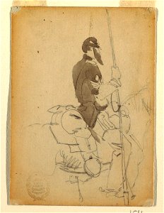 Drawing, Mounted Cavalryman, 1862 (CH 18173997)