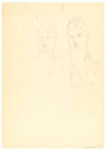 Drawing, Sketch for a Portrait of Bella Worsham, 1878 (CH 18566521-3)