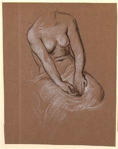 Drawing, Female torso study, ca. 1885 (CH 18404551)