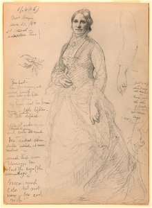 Drawing, Mrs. Rutherford B. Hayes, December 21, 1880 (CH 18346529)