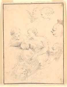 Drawing, Figural Sketches, 1775 (CH 18127599-2)