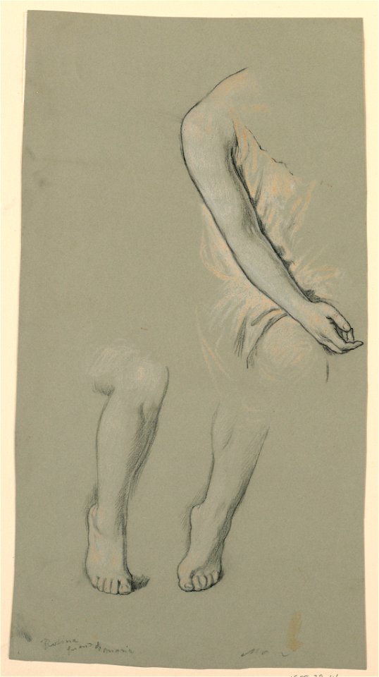Drawing, figure details, ca. 1885 (CH 18404375)
