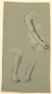 Drawing, figure details, ca. 1885 (CH 18404375)
