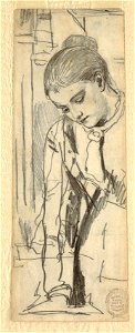 Drawing, Figure of a Woman, 1870–80 (CH 18175329)