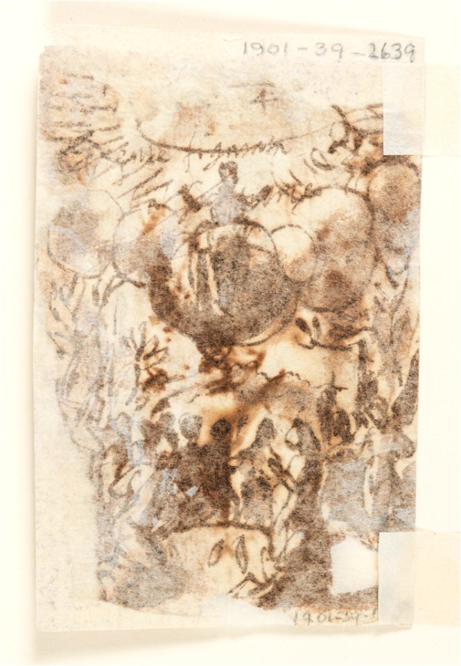 Drawing, Page of a sketchbook; Judith and Ascension, ca. 1590 (CH 18117765-2)